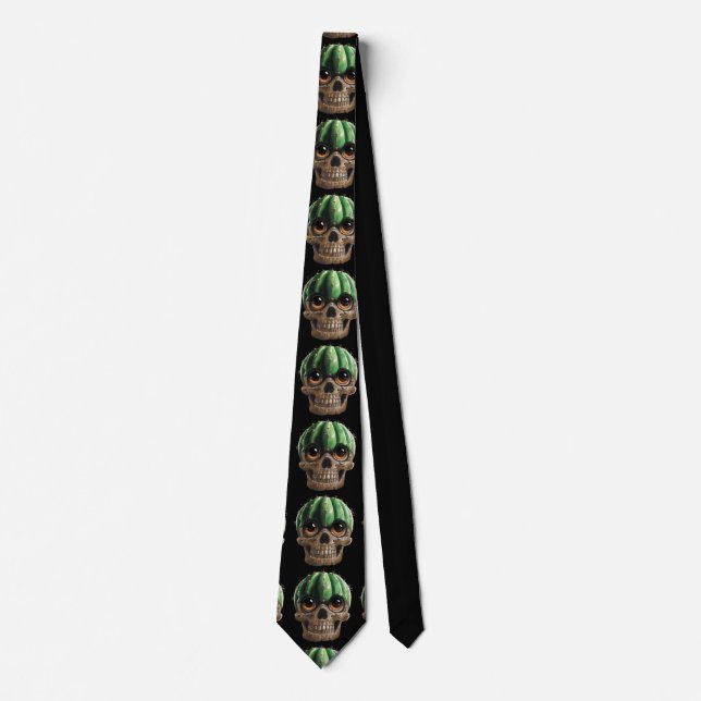 Gravata Skull Cactus Tie (Frente)