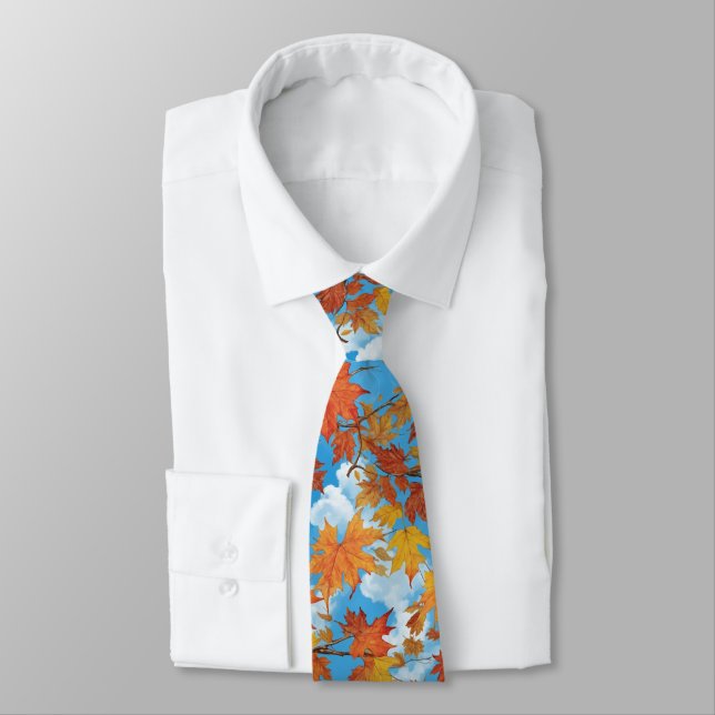 Gravata Skyview Autumn Fall Tie Men (Amarrado)