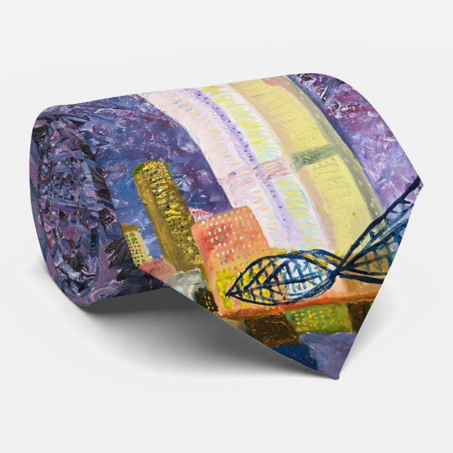Gravata Smithfield St. Bridge Necktie (Rolled)