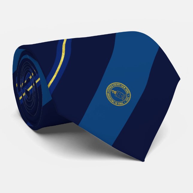 Gravata Smithtown (Nova Iorque), bandeira da cidade, Neck  (Rolled)