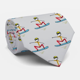 Gravata Snowboarding Stickman