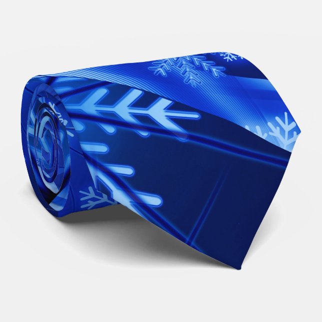 Gravata Snowflake Art 11 Tie (Rolled)
