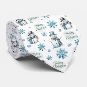 Gravata Snowman de Natal