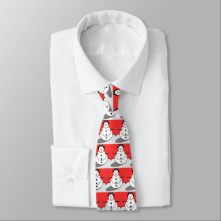 Gravata Snowman Holiday Tie
