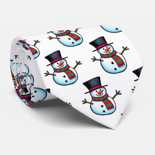 Gravata Snowman Neck Tie