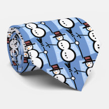Snowman Tie