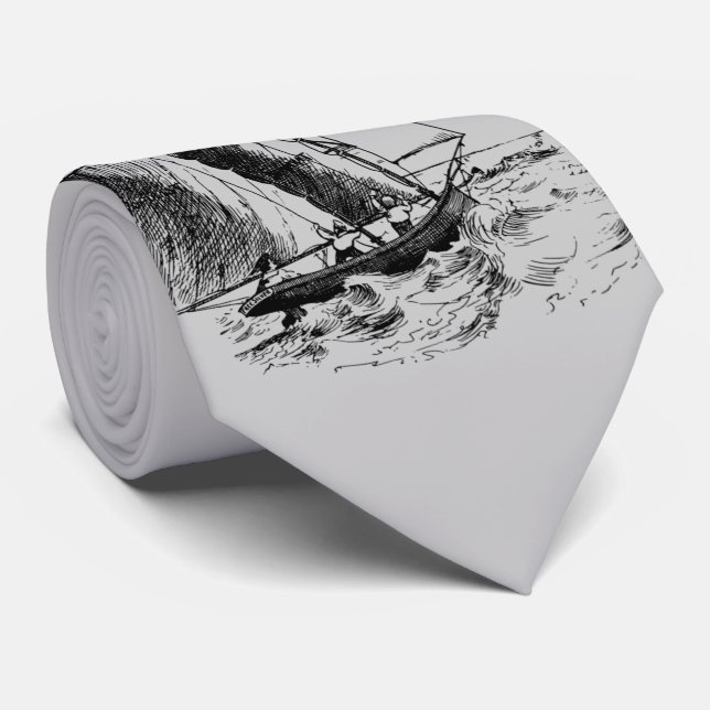 Gravata Sob a vela completa (Rolled)