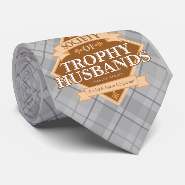 Gravata Sociedade dos Maridos Troféus (Rolled)