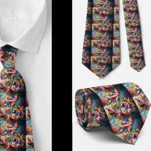 Gravata sofisticada de barman alcoólico Coquetel P