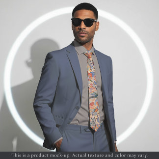 Gravata Soft Impressionist Floral Necktie