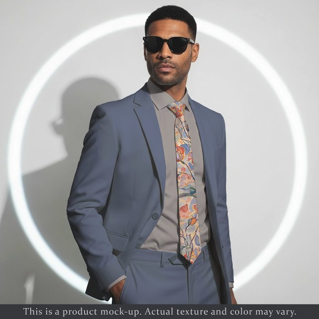 Gravata Soft Impressionist Floral Necktie (Criador carregado)