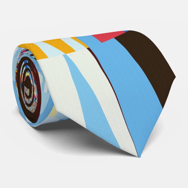 Gravata Sol de meio-dia no topo da montanha (Rolled)