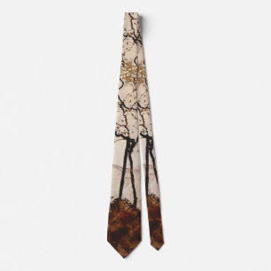 Gravata Sol de Outono e Árvores por Egon Schiele, Arte Ant