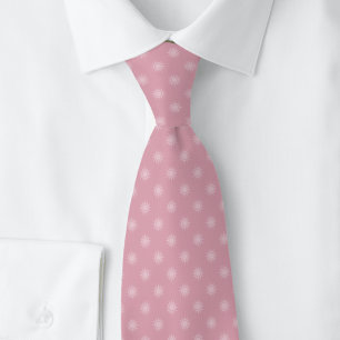 Gravata Sol Rosa Empoeirado