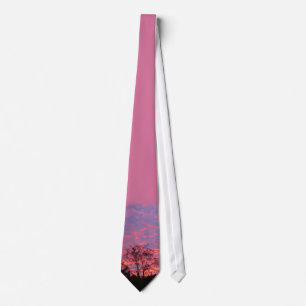 Gravata Sol Rosa Vibrante