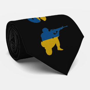 Gravata Soldados Ucranianos, Bandeira Ucrânia