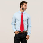 Gravata Sólido vermelho simples<br><div class="desc">Tinta de pescoço Sólido Vermelho Simples</div>
