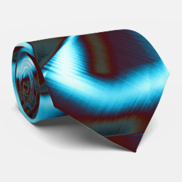Gravata Sombras de ciano azul no abstrato