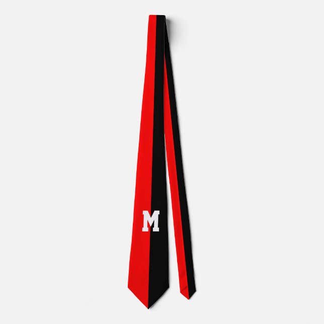 Gravata Somente Backgr. Cor. - 1/2 vermelho de fogo + sua  (Frente)