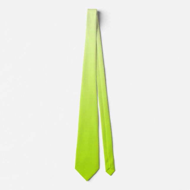 Gravata Somente cor de gradiente - primavera verde + sua i (Frente)