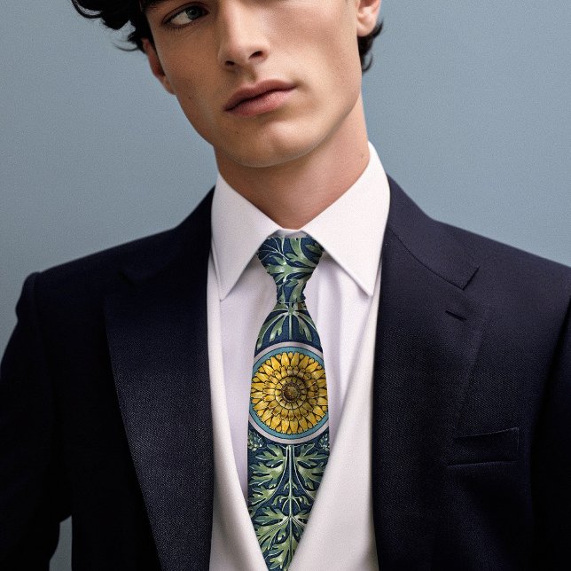 Gravata Sonho de Dandelion Amarelo: Era Vitoriana, Era Flo (Criador carregado)