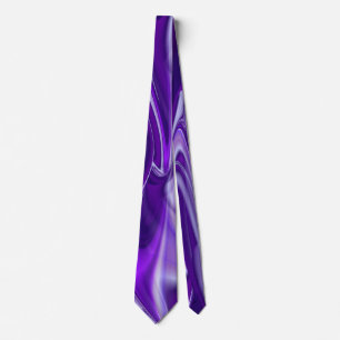 Gravata Sonho Roxo, Abstrato Fantasy Arte Arco-Íris