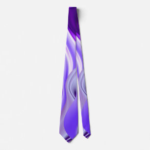 Gravata Sonho Roxo, Abstrato Fantasy Arte Arco-Íris