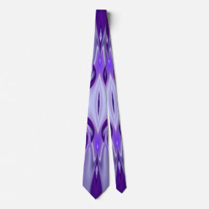 Gravata Sonho Roxo, Abstrato Fantasy Arte Arco-Íris