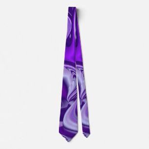 Gravata Sonho Roxo, Abstrato Fantasy Arte Arco-Íris