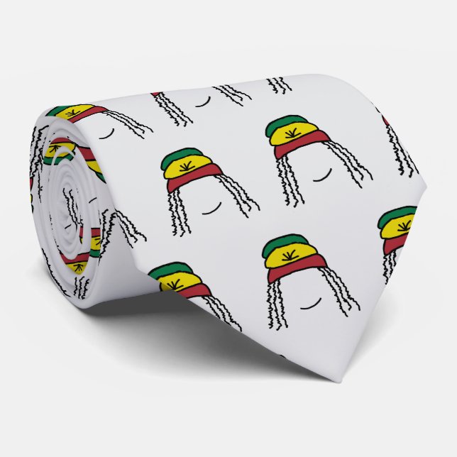 Gravata Sorriso Rasta (Rolled)