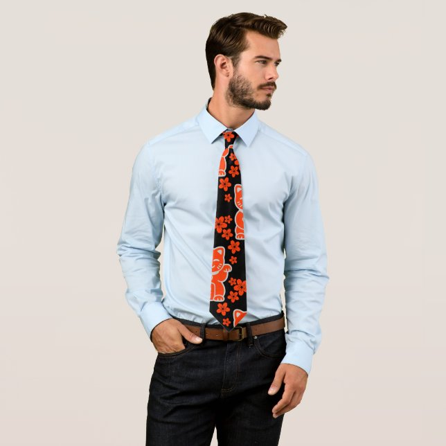 Gravata Sortudo japonês Maneki-neko (In Situ)