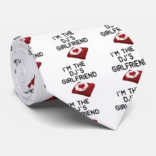 Gravata Sou o Namorada do DJ (Rolled)