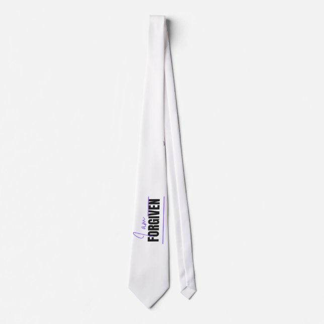 Gravata Sou Perdoado Pelo Christian Necktie (Frente)