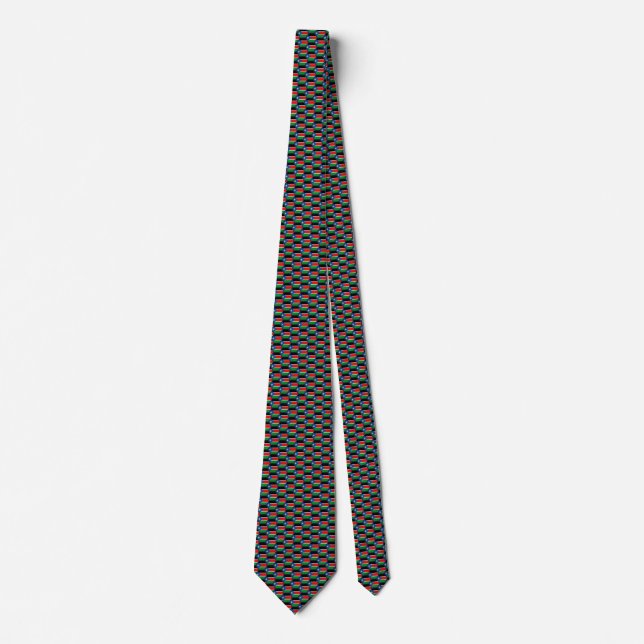 Gravata South Sudan Flag Honeycomb Tie (Frente)