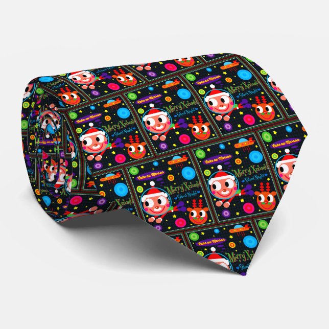 GRAVATA SPACE SANTA (Rolled)