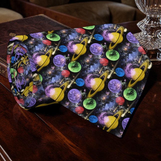 Gravata Space Science Custom Necktie (Criador carregado)