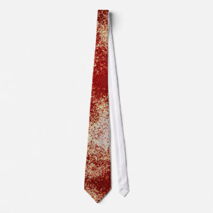 Gravata splatter manchado sangue