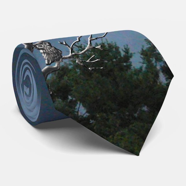 Gravata Spooky Owl (Rolled)