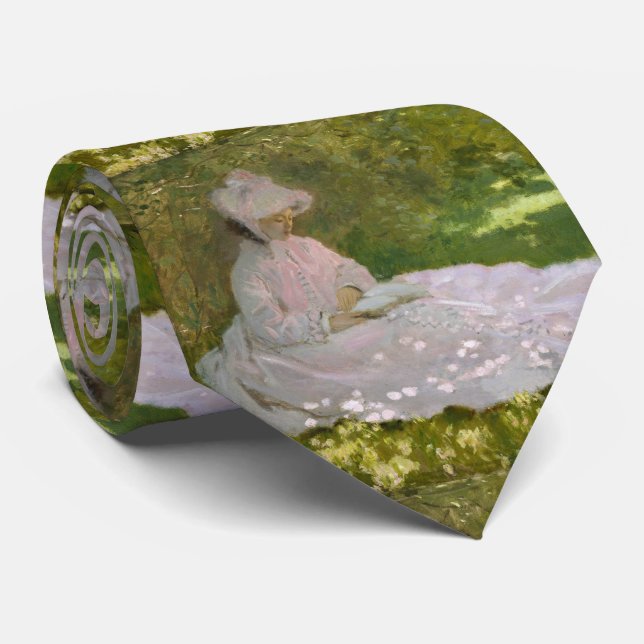 Gravata Springtime Claude Monet (Rolled)