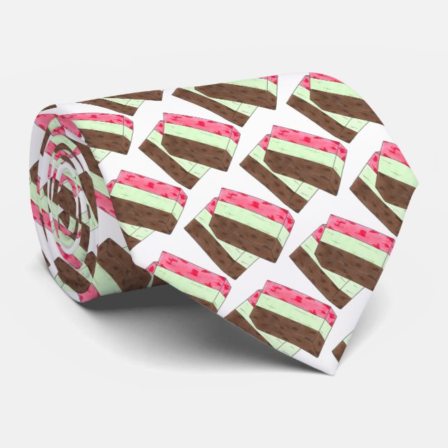 Gravata Spumoni Italiano Gelato Sorvete Dessert Spumone (Rolled)