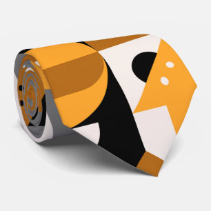 Gravata Squares Abstract Geometrical Pattern Neck Tie