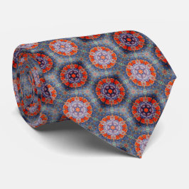 Gravata Stained Glass Stars Neck Tie