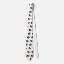 Gravata Starburst Turtle Tie