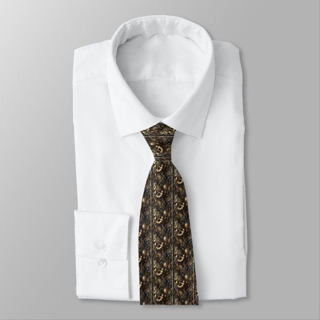 Gravata Steampunk Art Tie (Amarrado)