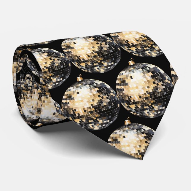 Gravata Steampunk Bola de Disco (Rolled)