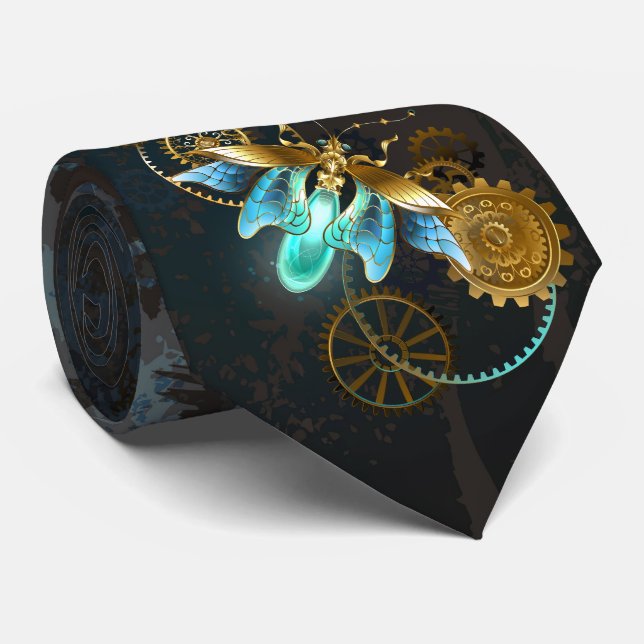 Gravata Steampunk Firefly (Rolled)