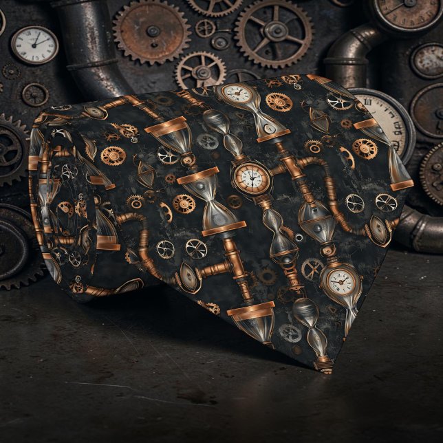 Gravata Steampunk Industrial Personalizada (Criador carregado)