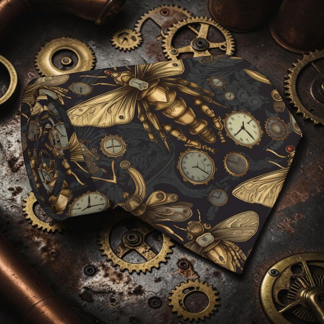 Gravata Steampunk Industrial Personalizada (Criador carregado)