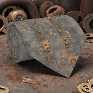 Gravata Steampunk Industrial Personalizada