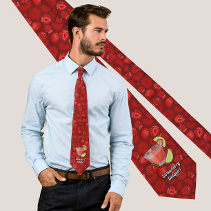 Gravata Strawberry Daiquiri Tie